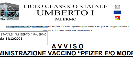 Banner Hub Vaccinale Umberto I di Palermo