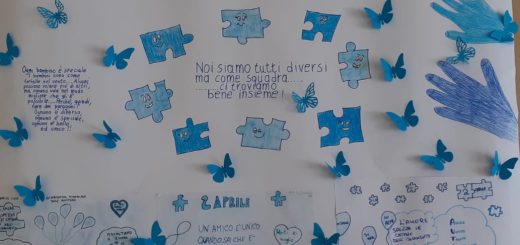 Cartellone giornata dell'autismo