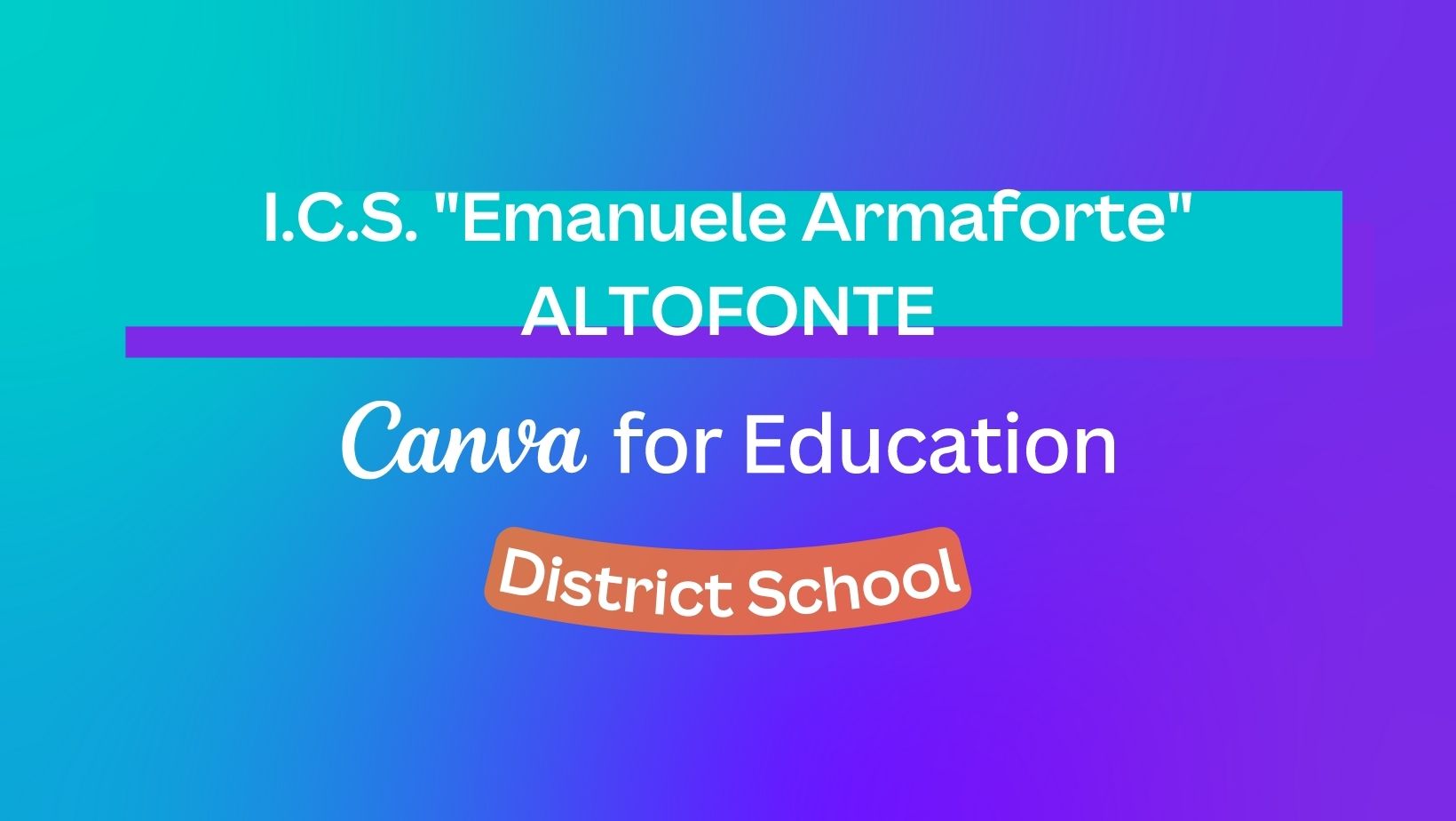 Banner Canva for education