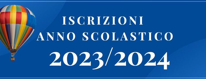 Banner iscrizioni a.s. 2023/2024