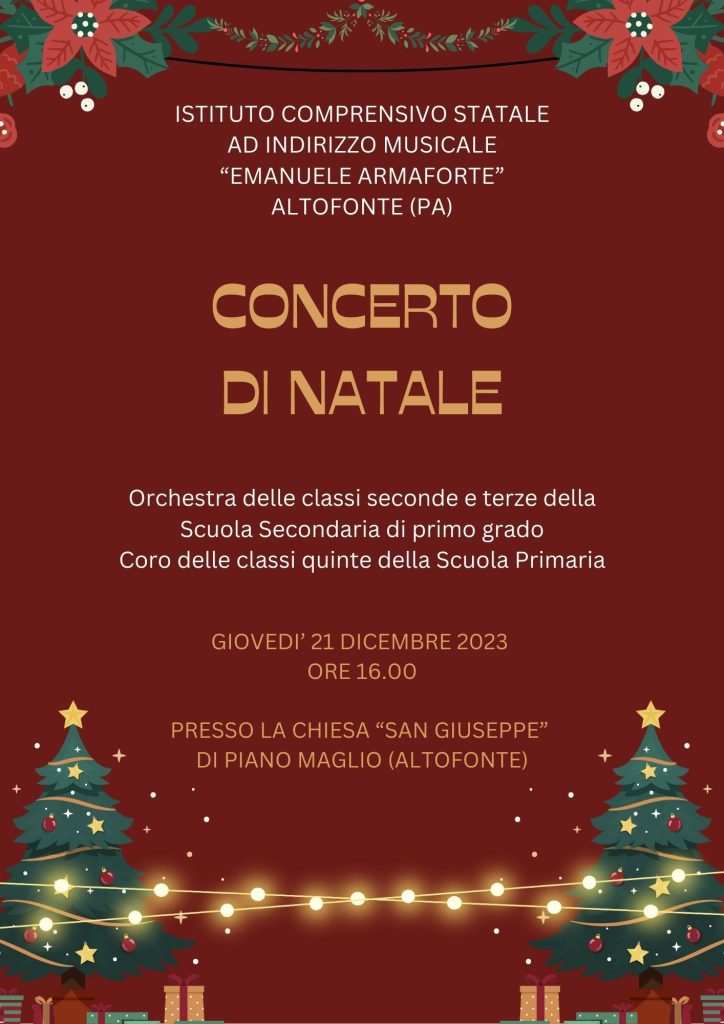 Manifesto Concerto di Natale